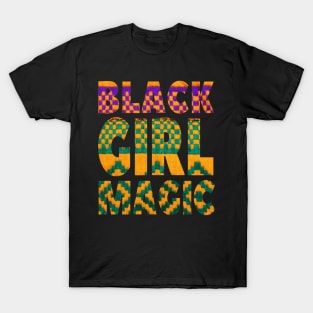 Black Girl Magic Melanin Poppin T-Shirt